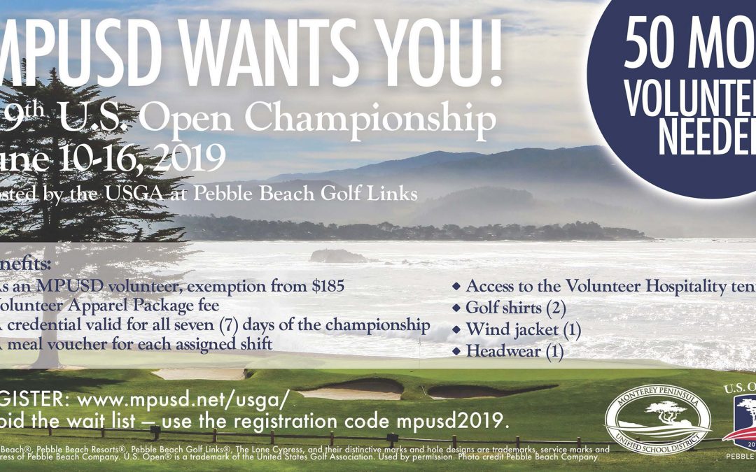 Last Call: Become an MPUSD Volunteer at the 119th U.S. Open Championship