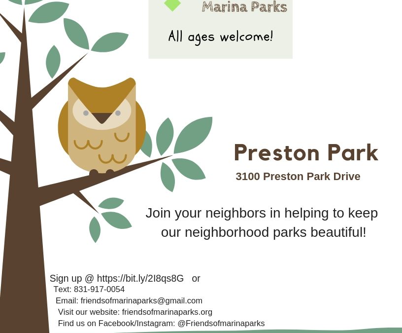 Preston Park Clean-Up Community Service Day