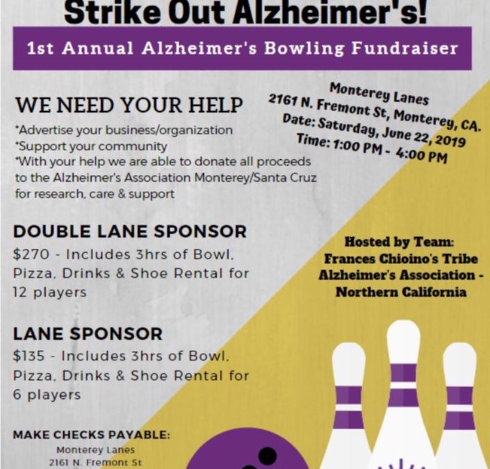1st Annual Strike Out Alzheimer’s Fundraiser