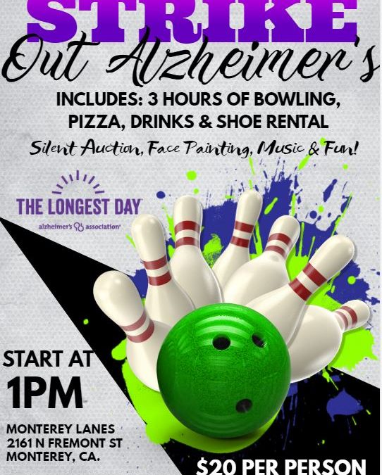 1st Annual Strike Out Alzheimer’s Bowling Fundraiser