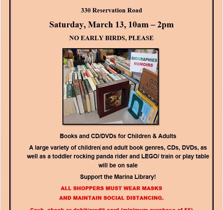 Friends of Marina Library Book Sale