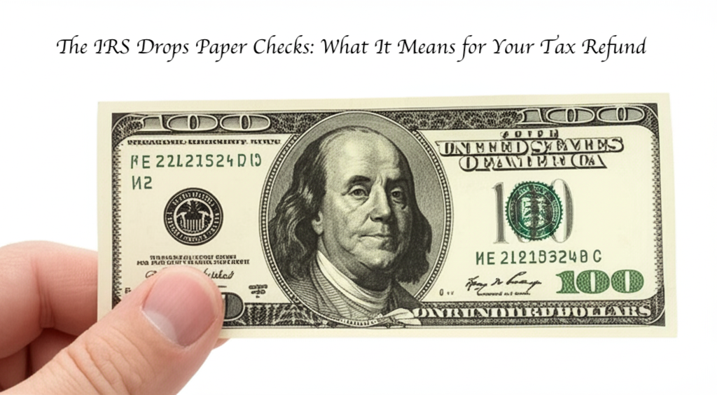 The IRS Drops Paper Checks: What It Means for Your Tax Refund